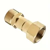 360° rotary joint-anti winding pressure cleaning hose joint solid brass M22-14&15 rotary joint for connecting spray gun to hose 1