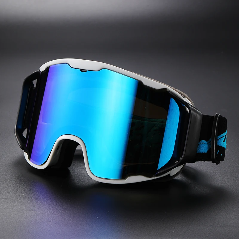 Double Layers Anti-fog Ski Goggles Snowmobile Ski Mask Skiing Glasses Men Women Snow Googles Snowboard Sunglasses free Case 5