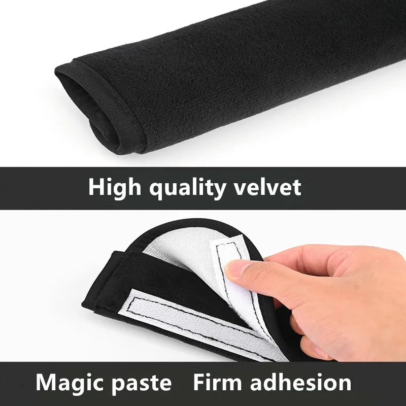 Car Seat Belt Cover Shoulder protect Cushion Adjustable Plush Pad For Jaguar series XE XJ XEL F-TYPE XK Interior Accessory 1Pcs