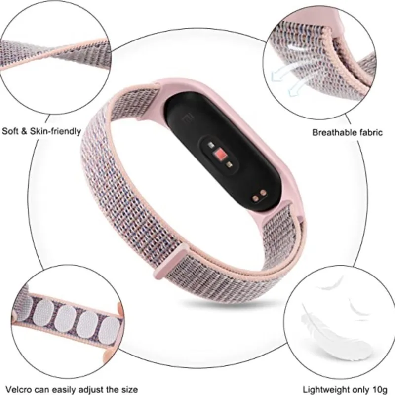 Nylon Sport Loop Wristband Bracelet Strap