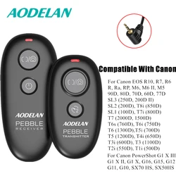 Wireless Camera Shutter Release Remote Control For Canon EOS R10, R7, R6, R, Ra, RP, M6 II, M6, M5, PowerShot G1 X III, G16, G15