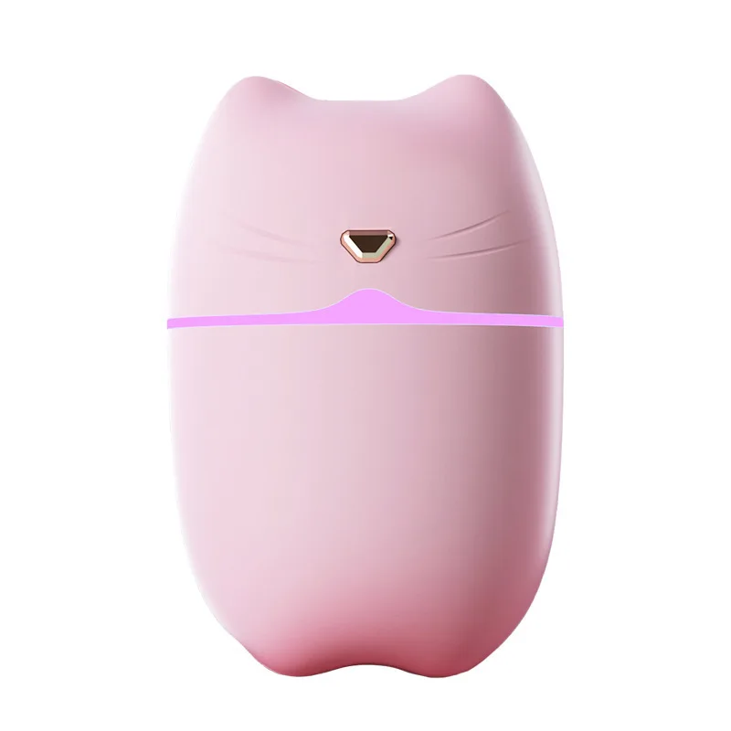 hot sale 3 in 1 Cute Cat Air Humidifier Diffuser USB Mist Maker Mini Humidificador with night light