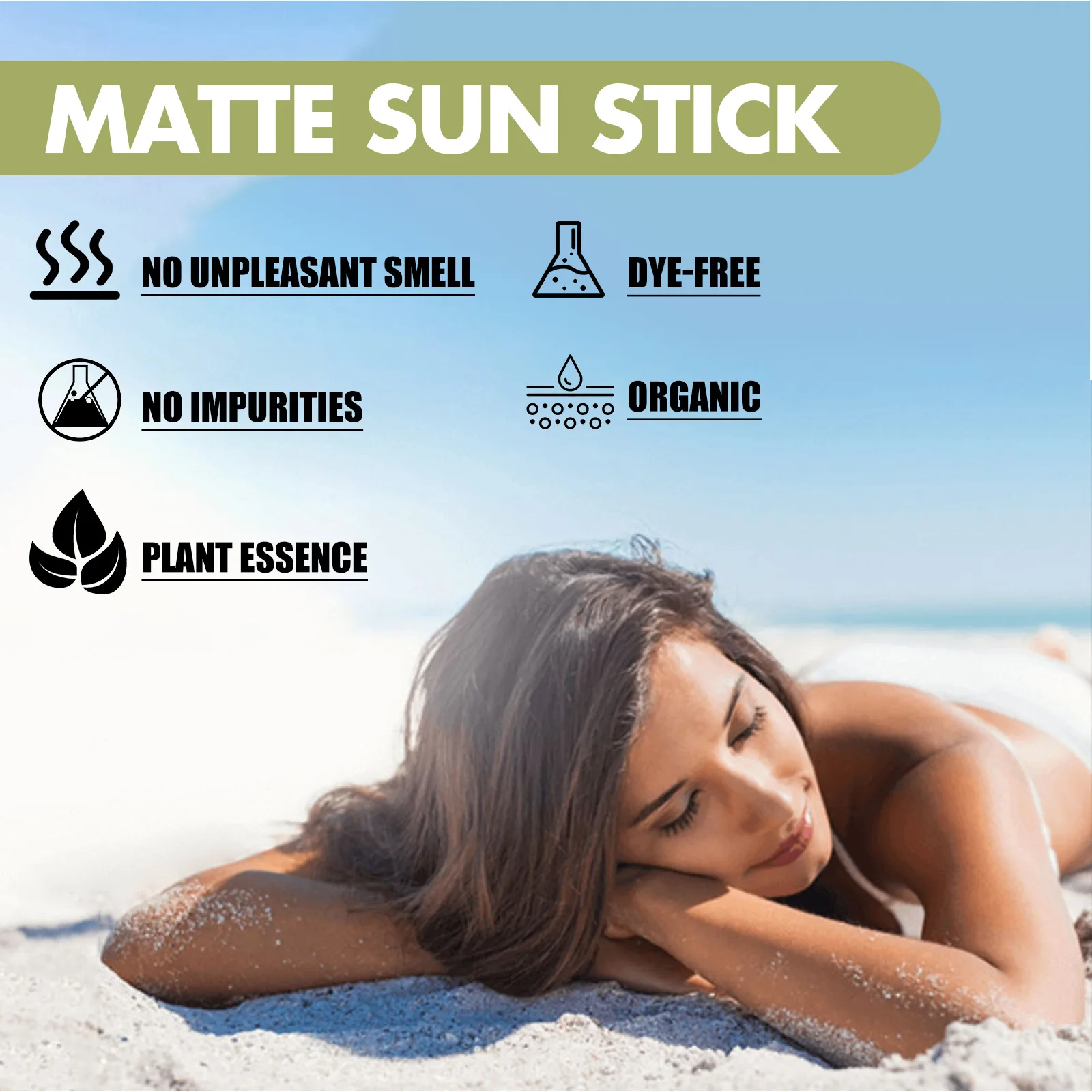 Face Body Sunscreen Matte Sun Stick Spf 50+ Uv Protective Refreshing Hydrating Waterproof Solar Blocker Isolation Sunblock Cream 6