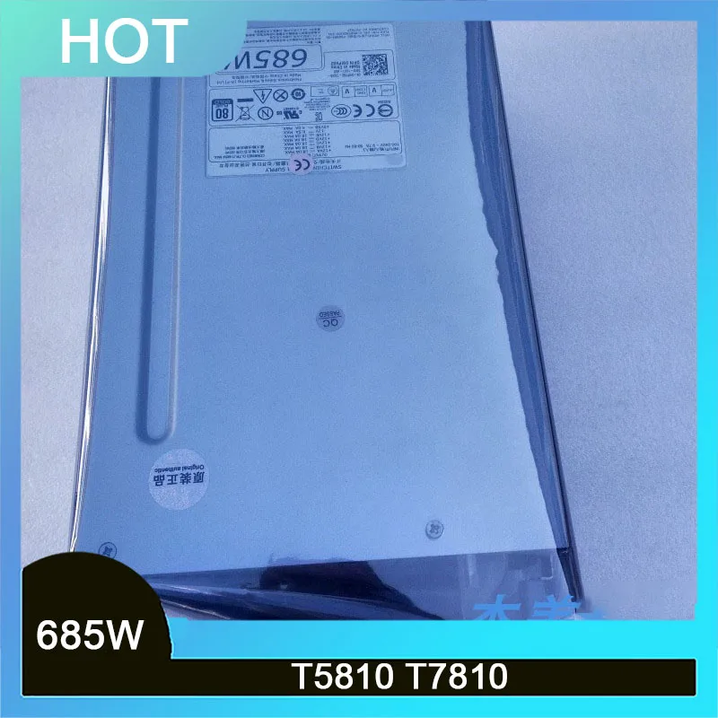 Original For DELL T5810 T7810 Power Supply CT3V3 H685EF 00 F685EF 01 685W
