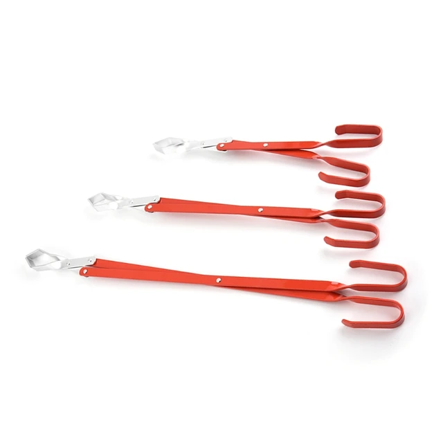 Rönkök Kandalló Póker Fa Fogók Bbq Faszén Fogó Grill Kemping Tűz Pit Szerszám Gödrök Kiegészítők Megerősített S14 21 - Image 5