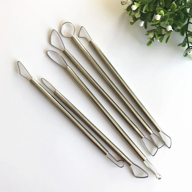 3x Double Head Clay Carving Tool Stainless Steel Sculpture Pottery Model TooYJCA 