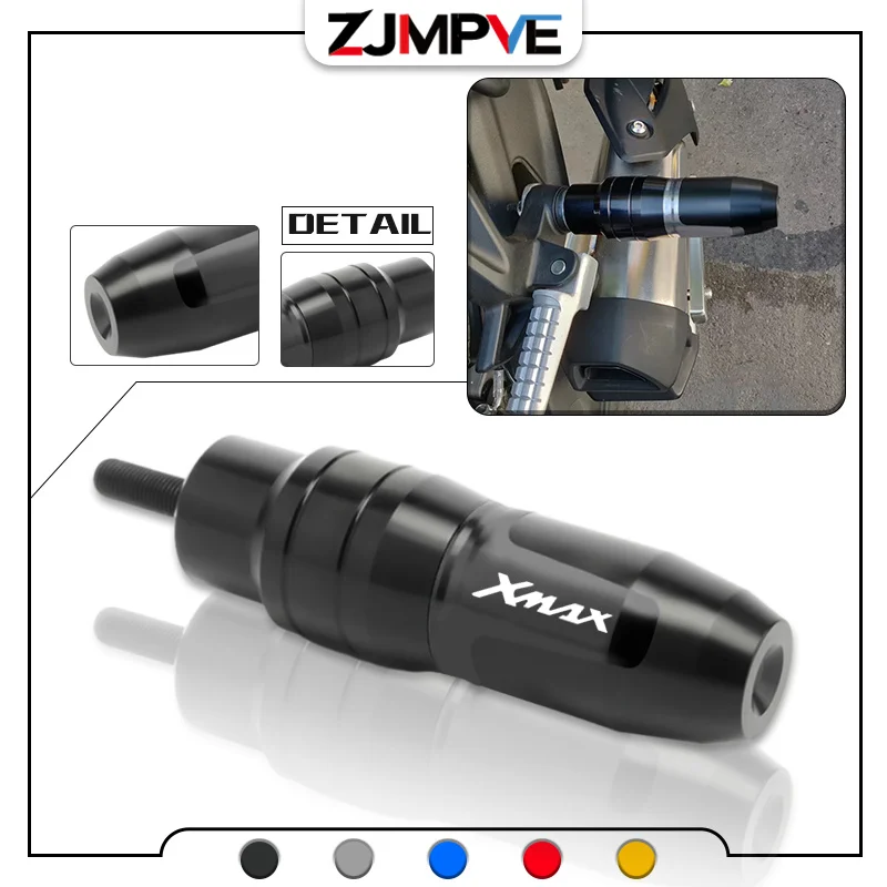 Per Yamaha Xmax 125 250 X-Max 300 Xmax 400 Moto Scarico Slider Crash Protector Cnc Addensato Crash Pad Protezione Anticaduta