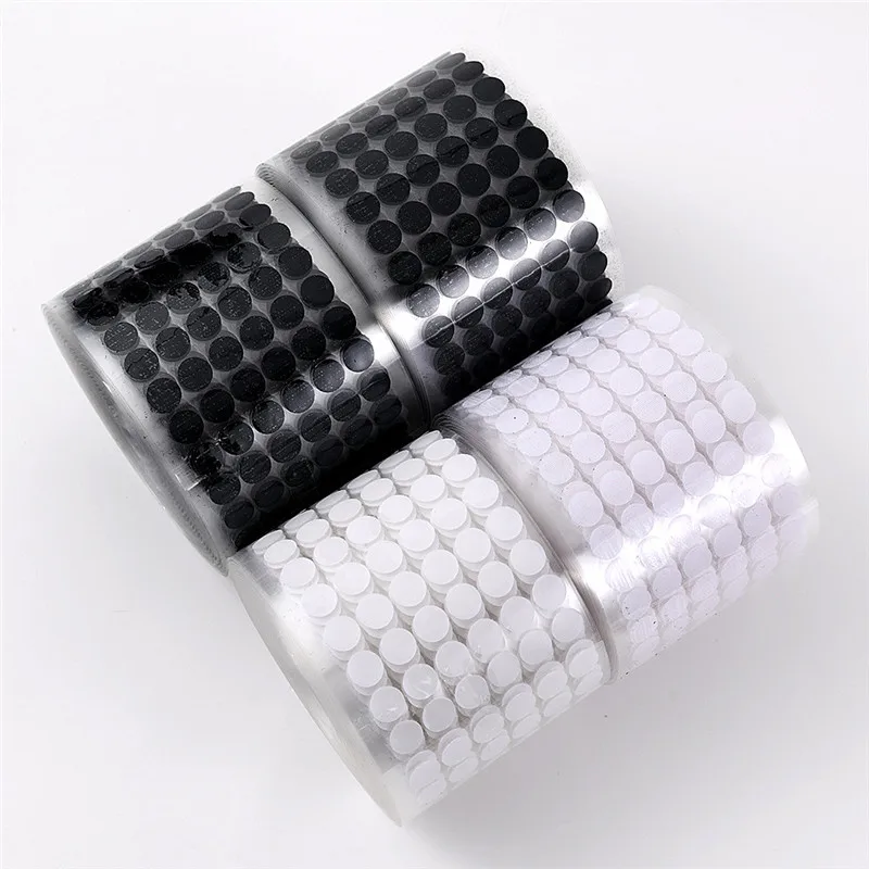 Dot Sticker Self Adhesive Fastener Hook and Loop Tape 10/15/20/30mm Belcro Adhesivo Strong Glue Sticker Doule Side Tape