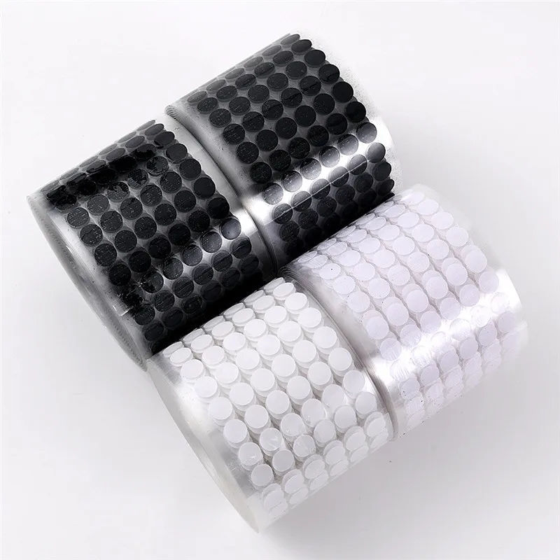 50Pairs Strong Self Adhesive Fastener Tape Dots 10/15/20/25/30mm