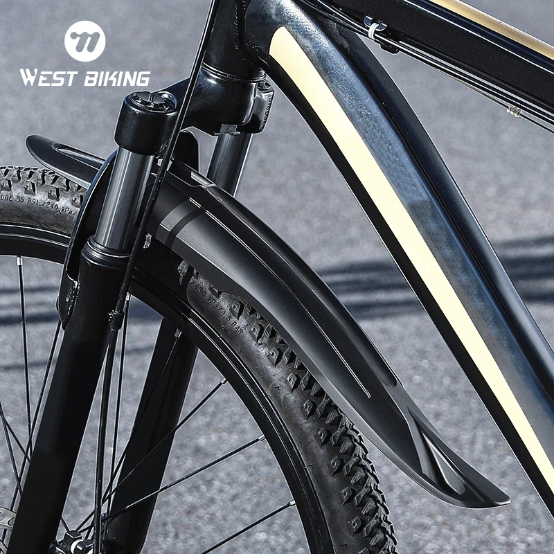 WEST BIKING 산악 자전거 펜더 세트, MTB 26-29 범용 머드가드, ..