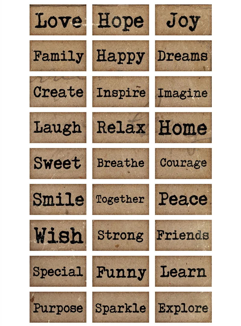 Quote Phrase Word Stickers For Scrapbooking Vintage - Temu