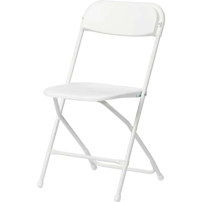 10 PCS Plastic Folding Chair, Portable Commercial Chair, 350 LB Capacity Premium Plastic Folding Chairs, Chair