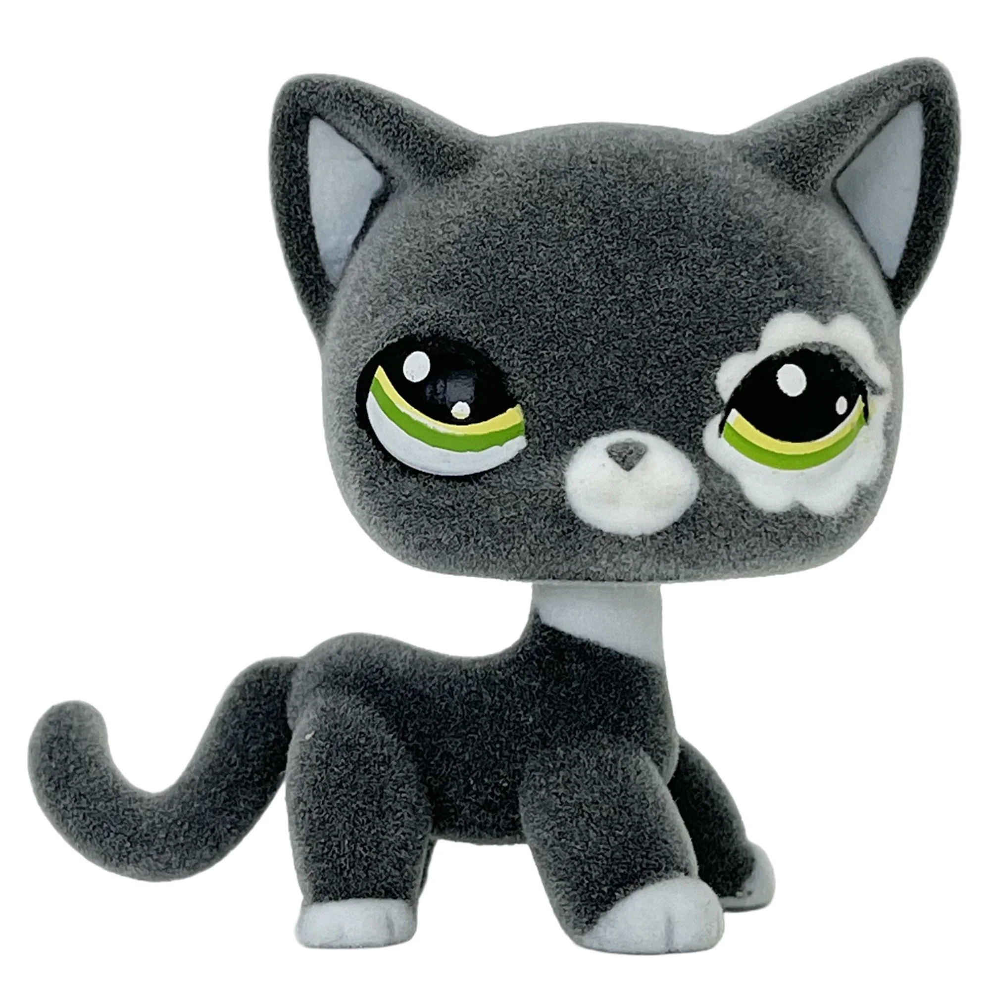 Flocked Custom Pet Toy Stand: Short Hair Cat & Dog Bobblehead Collection