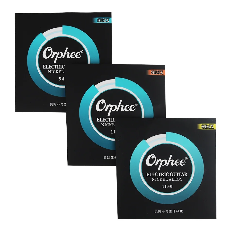 Electric Guitar Strings Guitar Accessories Orphee SE Series 009-042 010-046 011-050 Electric Guitar Strings Coated Nickel Alloy Winding Hexagonal Core