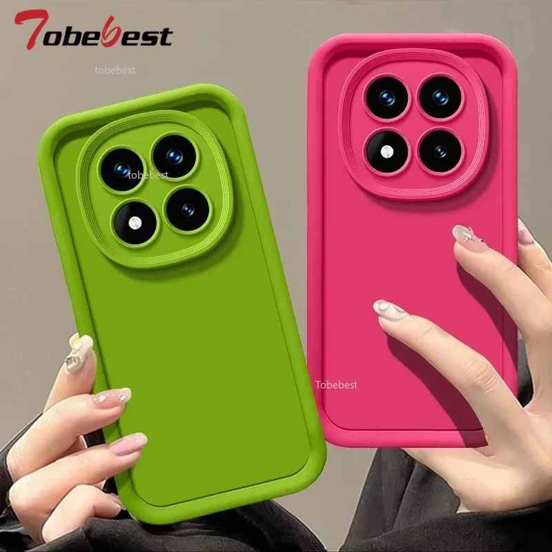 Solid Color Silicone Camera Lens Protective Back Cover