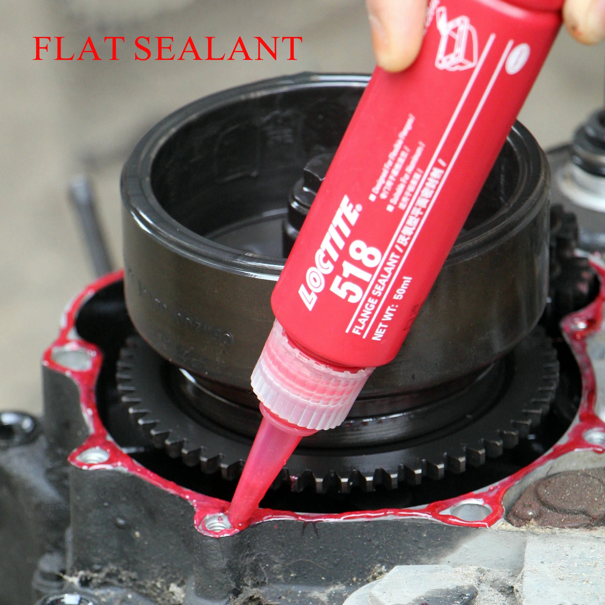 Sigillante Piatto 300Ml/50Ml Loctite 510 515 518 Colla Resistente All'Olio Ad Alta Temperatura Guarnizione Flangia Anaerobica Guarnizione Motore Adesi