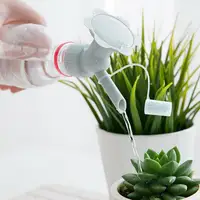 1pcs Home Garden Flower Plant Water Sprinkler For Flower Waterers Bottle Watering Cans Sprinkler 2 In 1 Plastic Sprinkler Nozzle 4