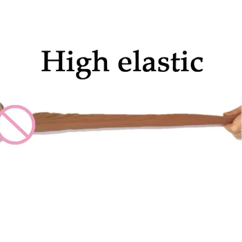 20CM Long Penis Extender Sleeve Soft Silicone Condom Highly Elastic Penis Enlargement Condom Delay Ejaculation Intimate Goods 4