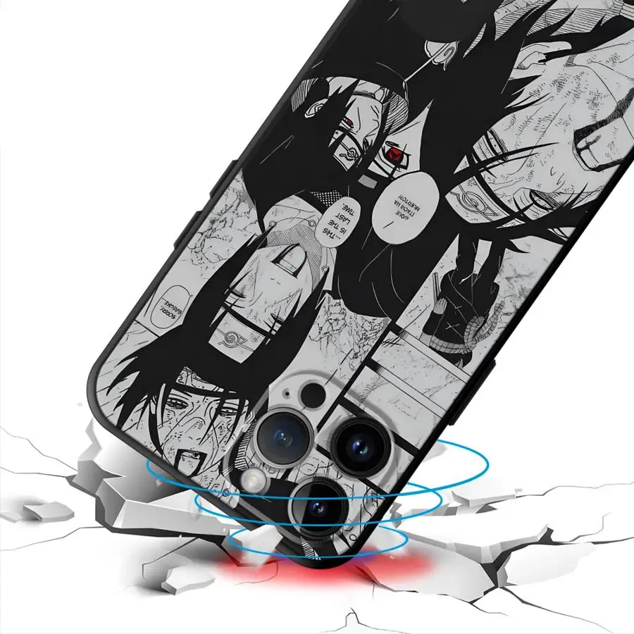 Uchiha Itachi Black Soft Anime Phone Cover Case