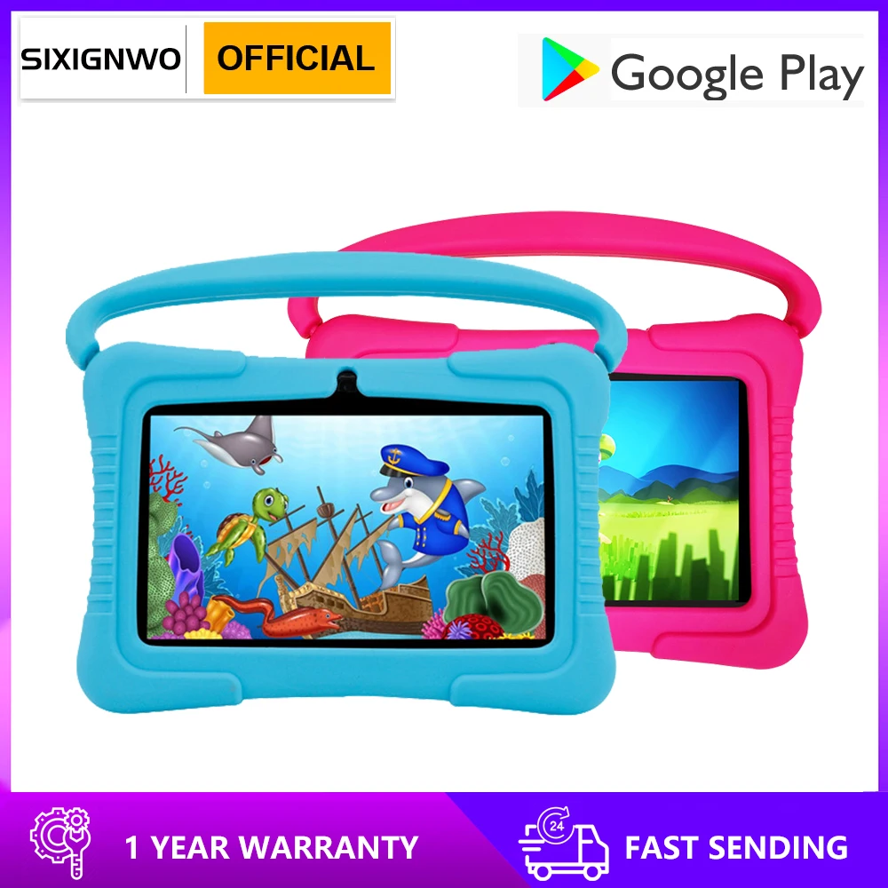 

Kids tablet,7 inch display,ages 3-7,with ad-free content kids love,1-year worry-free guarantee,parental controls,16 GB,