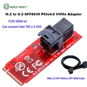 PCIe Gen 4 16GT/s Gen-Z (SFF-8639) to M.2 NVMe Adapter