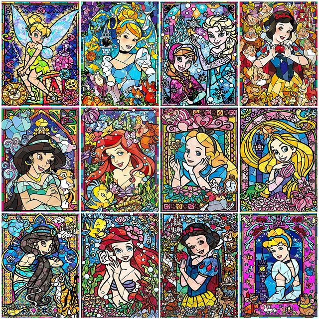 paint by numbers kit Disney Characters