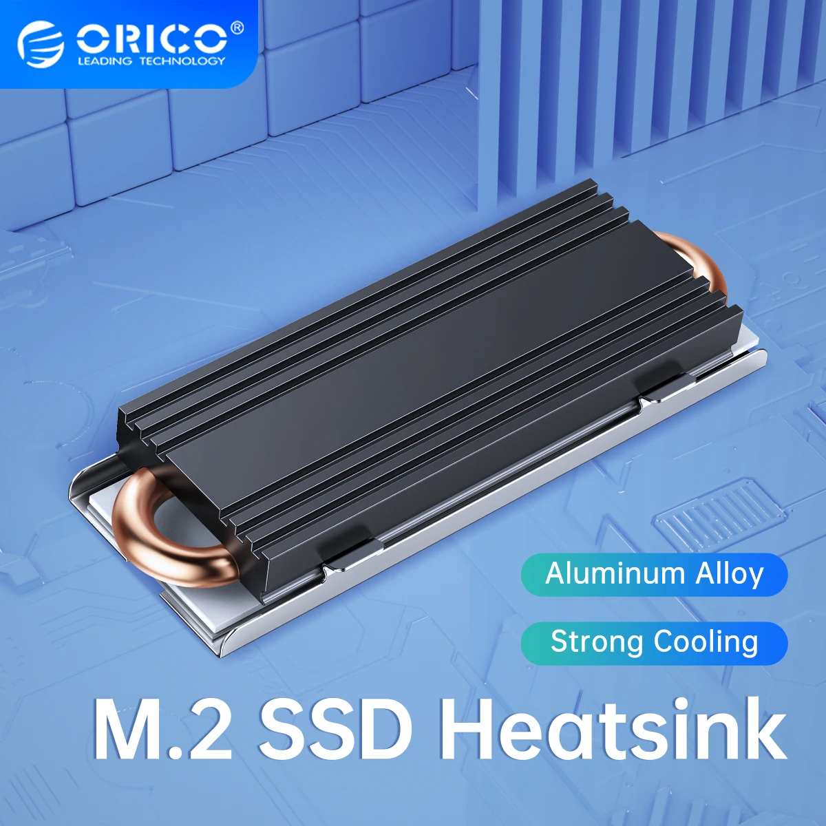 ORICO Copper Conduction Heat Dissipation SSD Heatsink M.2 ssd Hard Disk Cooling Heat Sink for M