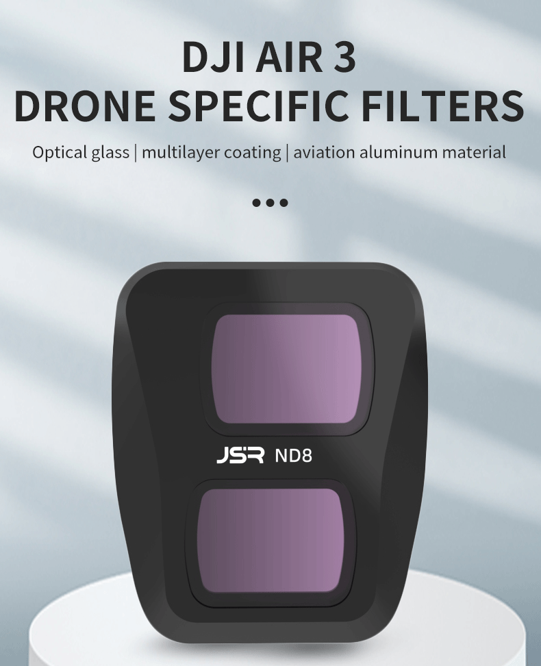 Description Picture 2 of itemFilter Sets for DJI AIR 3 Drone Specific Camera Lens Aluminium Alloy MCUV CPL ND8/16/32/64/256/1000 NDPL Night Star Accessories