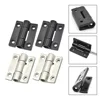 2pcs Door Hinges Cabinet Wooden Box Flat Hinge Adjustable Torque Damping Hinge Shaft Furniture Hardware Accessories 2