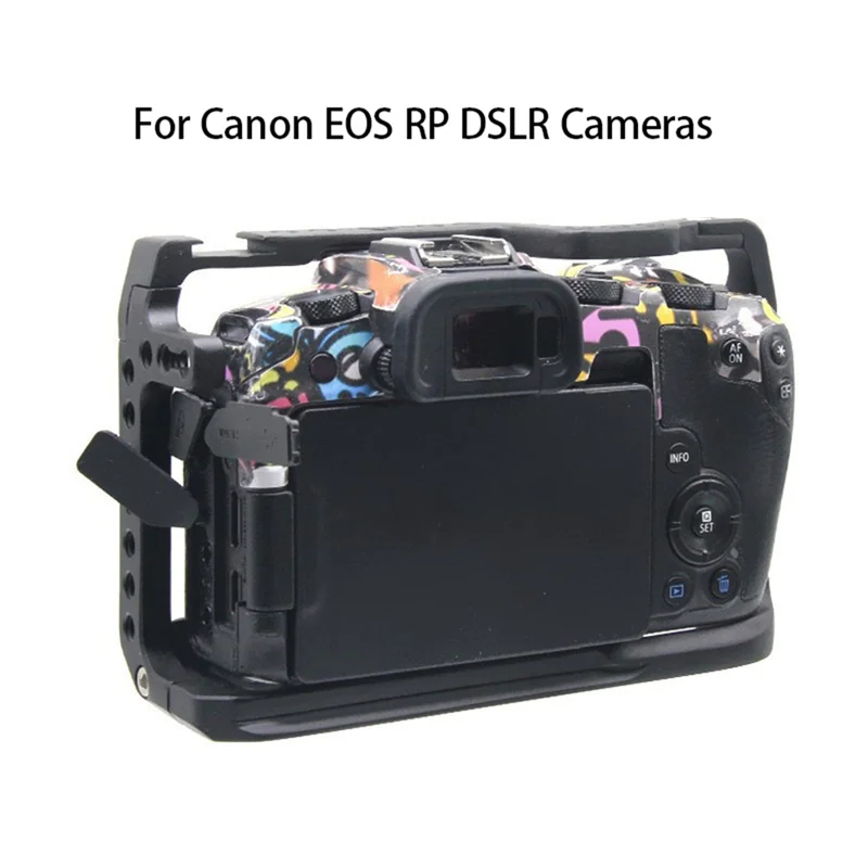 DSLR 카메라 래빗 케이지 캐논 EOS RP 금속 보호 프레임, 운반 핸들 카메라 베이스 확장 액세서리