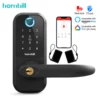 Hornbill Fingerprint Smart Door Lock Bluetooth Digital Electronic Locks Keyless Entry Deadbolt Home Security Protection Handle 1