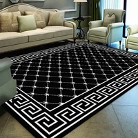 Modern Simple Household Mat soft luxury Carpets for Living Room non-slip Bedroom Luxury Decoration Tapetes Area Rug 120x160cm 1