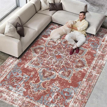 Persian Roselle Floral Faux Cashmere Rug 2
