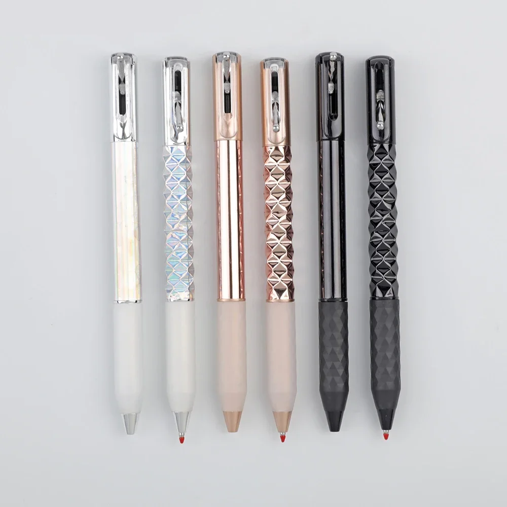 

Creative Geometric Deformation Gel Pen Student Writing Ballpoint Pens 0.5mm Black Ink Stationery