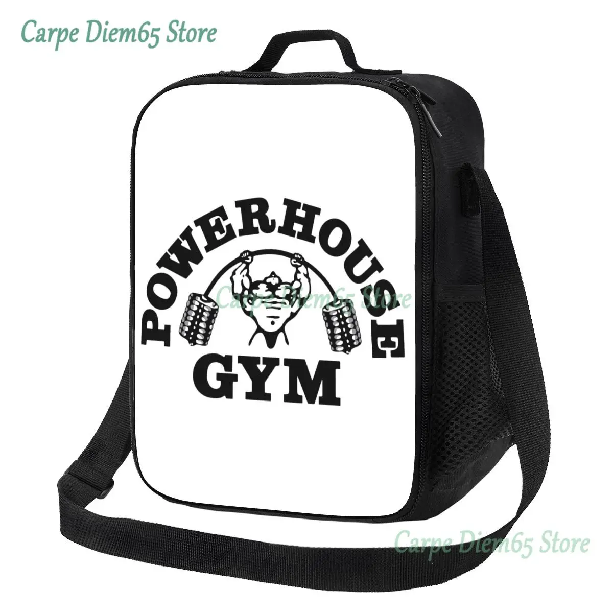 

Custom Powerhouse Gym Lunch Bag Women Cooler Thermal Insulated Lunch Boxes for Adult Office