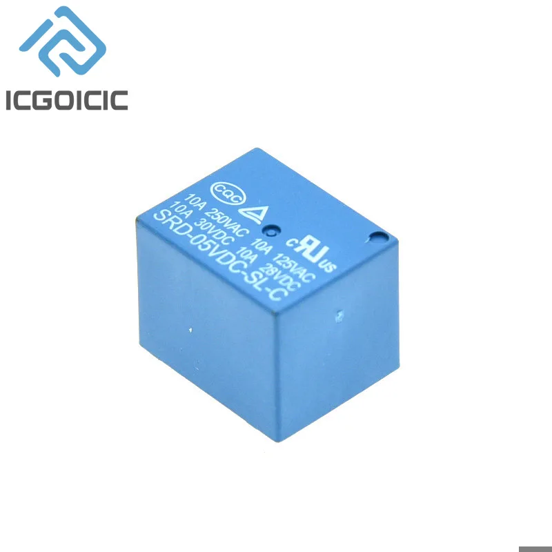 High-Quality 5PCS Relay Set with 5 Pins (5V/12V/24V)