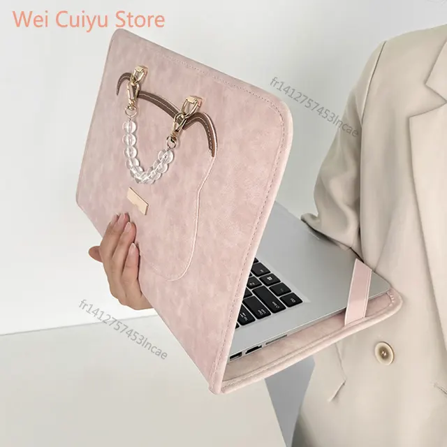 Étui de protection pour ordinateur portable, porte-documents, sac à main pour ordinateur de 13 pouces, 14 pouces, 15 pouces, 16 pouces, fournitures de décoration 1