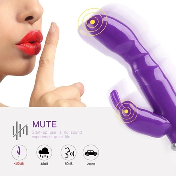 Multi Speed Vagina G-Spot Vibrator Female Anal Clitoris Rabbit Massager For Couple Adult Only Sex Toy Women Masturbate Device 5