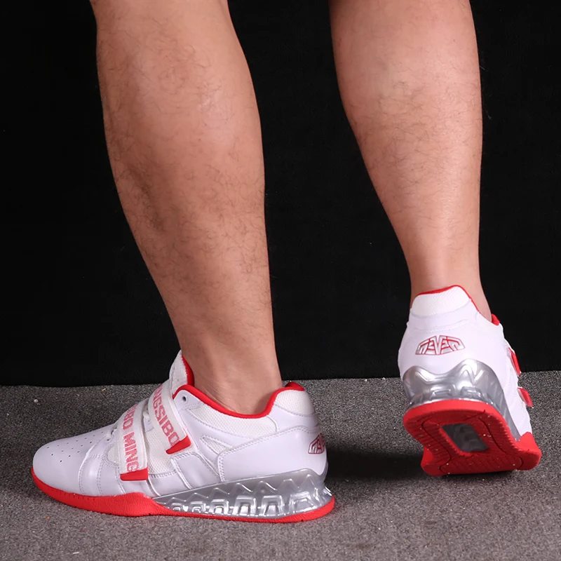 Professional Men Squat Weightlifting Shoes Indoor Fitness Training Shoes High Quality Weightlifting Sneakers