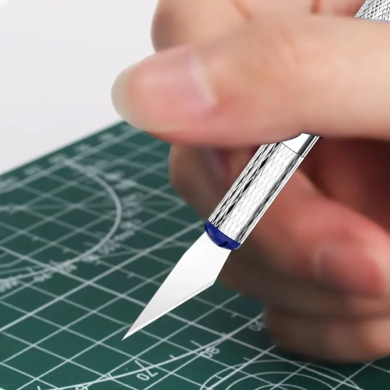 13Pcs Metal Carving Knife Pen Style Art Seal Cutting Manual Combination Paper Cuttings Non-Slip Gadget DIY Precision Repair Tool 5