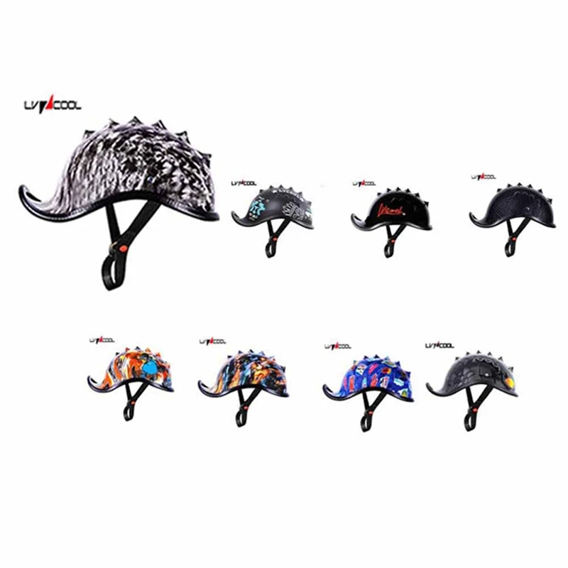 

LVCOOL 2023 кепка бейсболка шлем мотоциклетные винтажные шлемы, летний скутер с открытым лицом для прогулочного велосипеда, мужские и женские