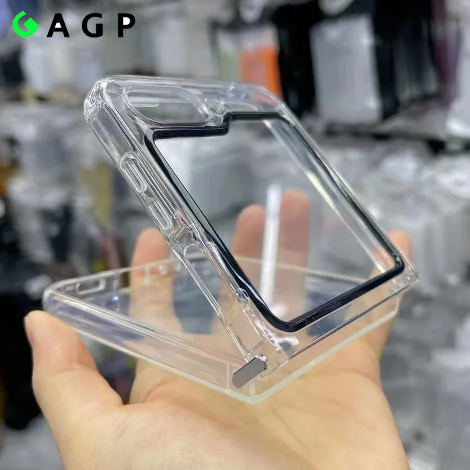 Clear Shockproof Bumper Hard Case with Screen Protector Film
