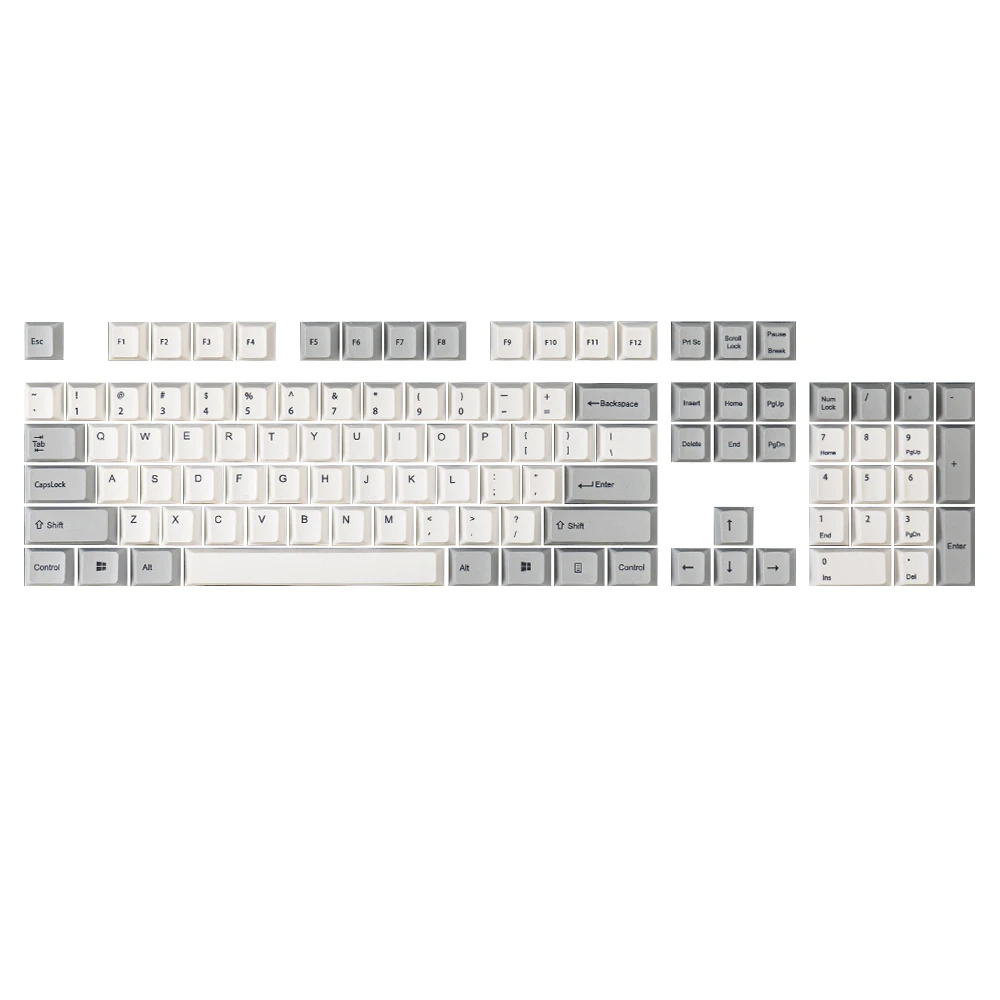 Idobao-teclas Mecânicas do Teclado Pbt Abs Retro Coreano Japonês Tiro Duplo Transparente 9009 - Imagem 4
