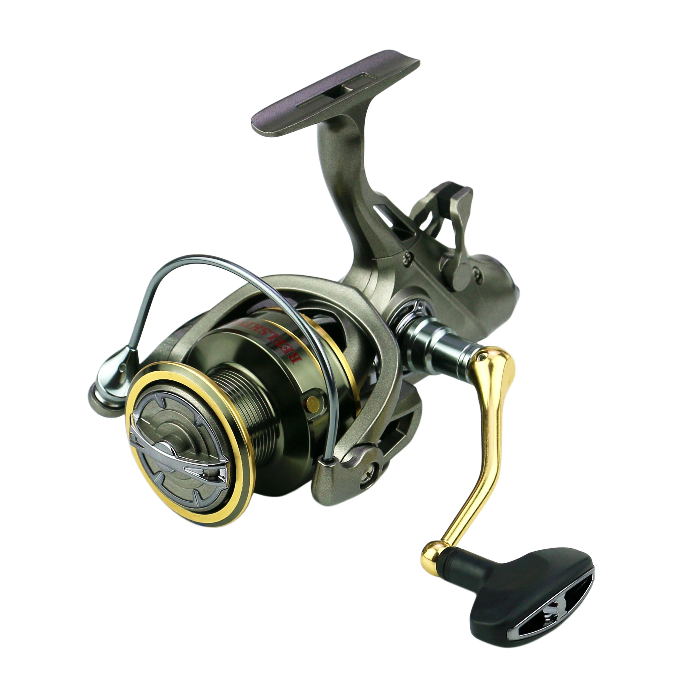 Meta 20KG towing Ahead/Post Double Brake Smooth Casting Reel High Speed Sea Bass Fishing Reel Gear ratio 5.5:1 Left/Right Hand