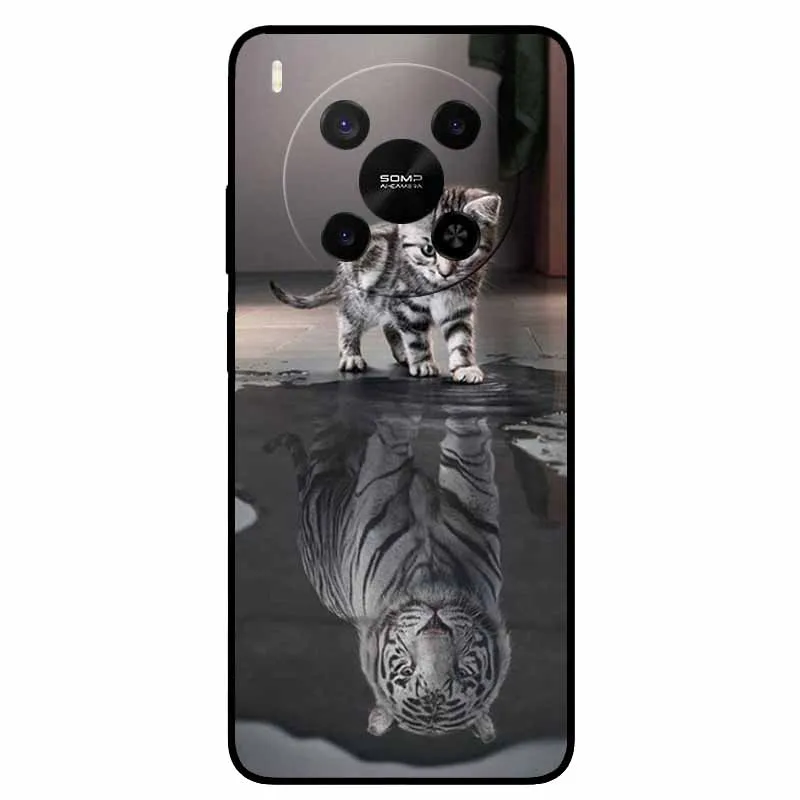 Black TPU Silicone Back Cover Case