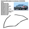 New Rubber Car Rear Upper Trunk Windshield Upper Moulding Trim Seal 51317027916 Fit for 525i 528i 530i 535i M5 Car Accessory 1