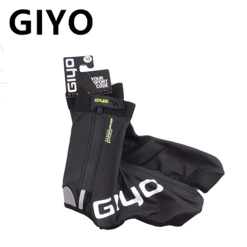 GIYO Windproof Waterproof Bicycle Riding Shoe Cover Lock Shoe Cover MTB Mountain Road Bike Outdoor Riding Equipment bicycle shoe covers