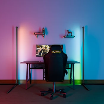Smart RGB Dream Color Floor Lamp LED Soft eye Protection Dimmable APP Controlled Mood Lamp For Living Room Bedroom  Clubs Decor 5