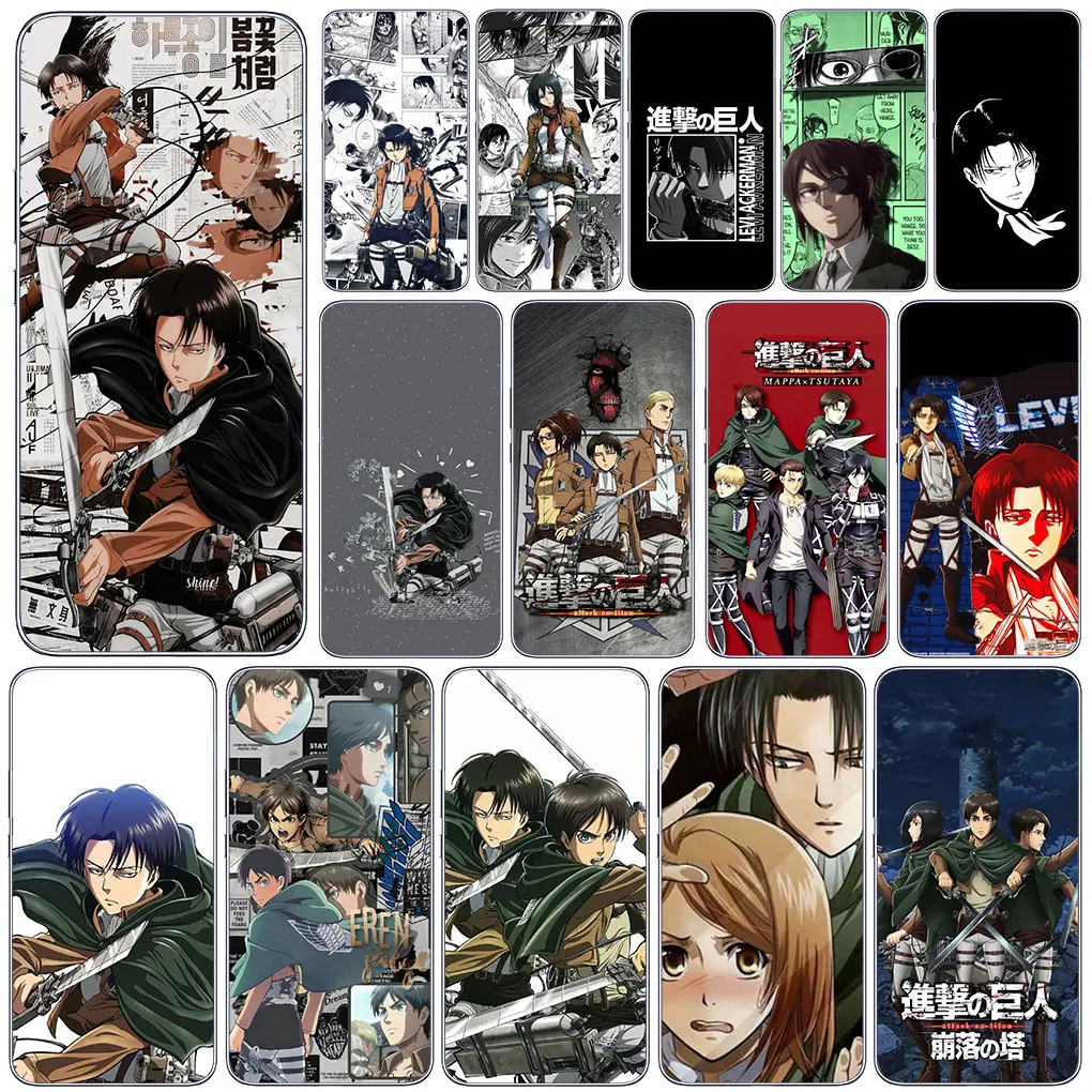 Levi Attack On Titan Eren Jaeger Per Motorola Moto One G8 G7 Play Action Fusion Plus Power Vision Zoom Hyper Macro Cover Case