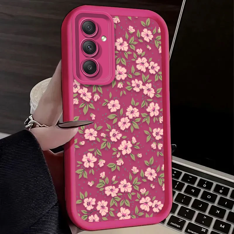 Charming Romantic Floral Phone Case - Decorative Back Cover